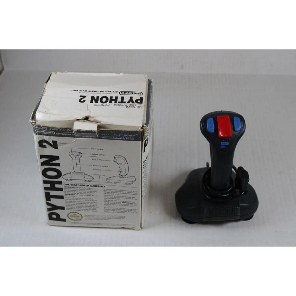Quickshot Python 2 Joystick For NES Nintendo Entertainment System, used/cool